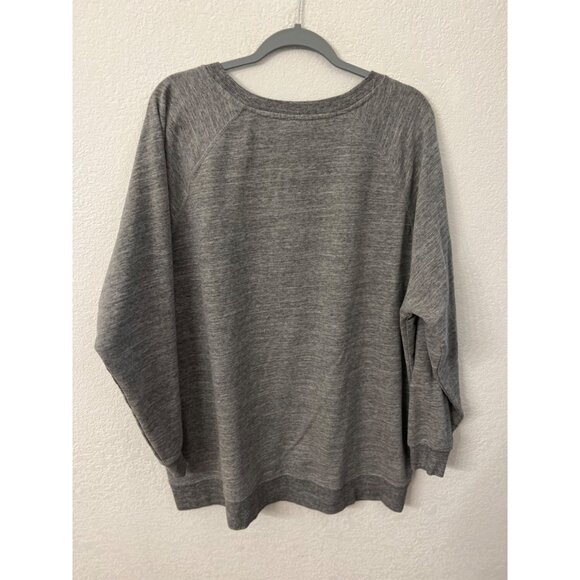 Wildfox "Pour Favor" Womens Gray Sweatshirt XL - Picture 2 of 5